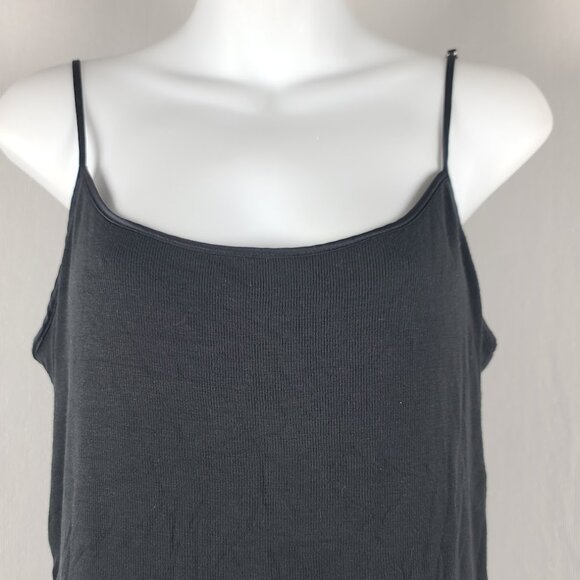 Victoria's Secret Women's Black Scoop Neck Soft Stretch Camisole Tank Top Size M - Picture 2 of 7